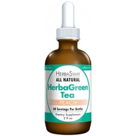 Herbasway Lab, Extrato de Chá Verde, Pêssego - 60 ml