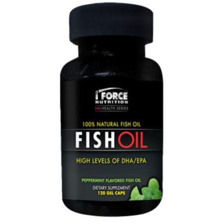 iForce Nutrition Óleo de Peixe, Hortelã-pimenta - 120 Cápsulas em Gel