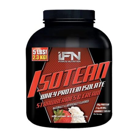 iForce Nutrition IsoChán, Morangos e creme - 5 lbs