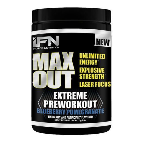 iForce Nutrition Max Out, Pomegranate de Mirtilo - 222g: Potencialize Seu Desempenho e Recuperação