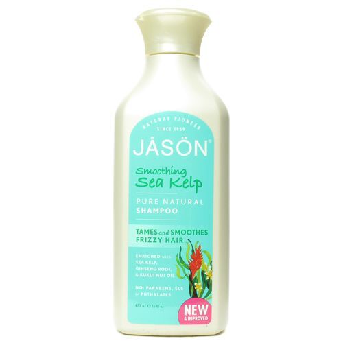 Jason Natural Cosmetics, Shampoo de Algas Marinhas - 473 ml: Limpeza Profunda e Nutrição Capilar