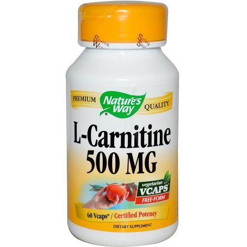 Nature's Way L-Carnitina 60 Cápsulas - Energia e Metabolismo para o Brasil