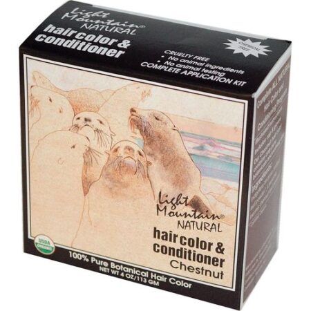 Light Mountain, Condicionador e Coloração Natural - 4 oz (113g)