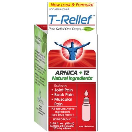 MediNatura, T-Relief™ Gotas para Alívio das Dores Homeopático - 50 ml