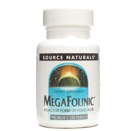 Source Naturals, MegaFolinic 120 Tabletes