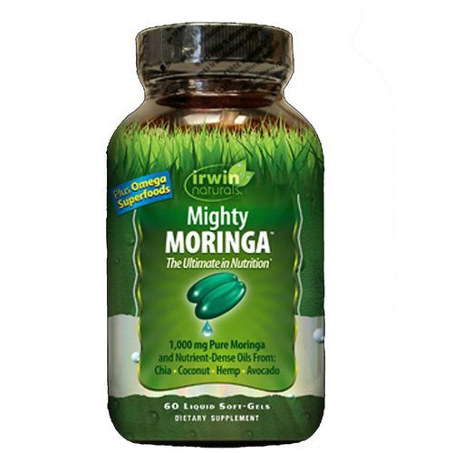 Mighty Moringa Irwin Naturals 60 Cápsulas Líquidas: Energia e Nutrição Natural