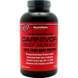 MuscleMeds Carnivor Aminoácidos de Carne 300 Comprimidos - Recuperação Muscular Avançada