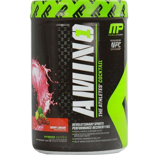 MusclePharm Amino 1 Cherry Limaade - 32 Porções: Energia e Recuperação Muscular