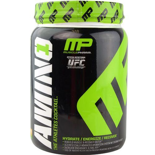 MusclePharm Amino 1 Manga Abacaxi - 50 Porções - Recuperação Muscular e Energia