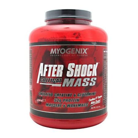 Myogenix Após choque Critical Mass Biscoitos N 'Creme Milk Shake 5 lbs,62