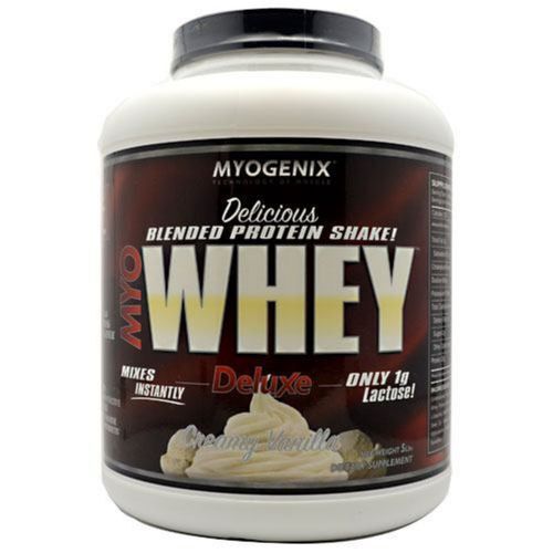 Myogenix Myo-Whey Deluxe Creamy Vanilla 907g - Proteína Isolada e Concentrada para Massa Muscular