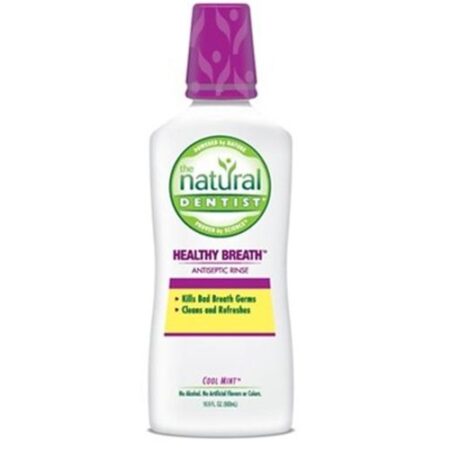 Natural Dentist, Anti-Séptico Bucal Respiração Saudável, Menta Refrescante - 500 ml