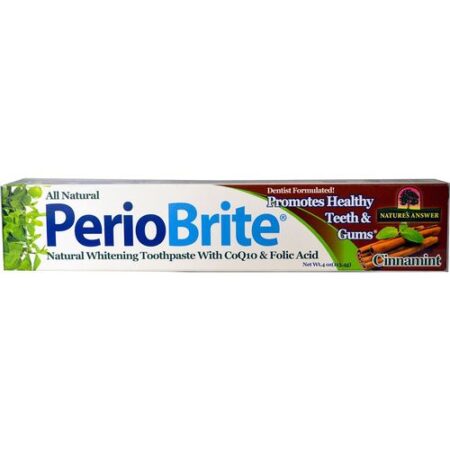 Nature's Answer, PerioBrite® Creme Dental Branqueador Natural - 113 g (4 oz)