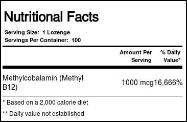 Jarrow Formulas Metil B-12 1000 mcg - 100 Pastilhas: Energia e Saúde para o Brasil - Imagem 2