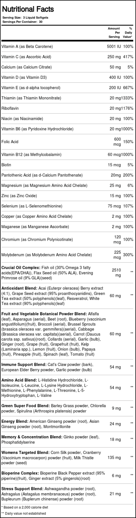 Irwin Naturals, Multivitamínico Feminino Living Green - 90 Cápsulas em Gel - Image 4