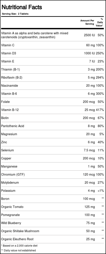 MegaFood, Men Over 55™ Multivitamínico - 60 Tabletes - Image 4