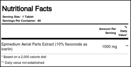 Source Naturals, Erva Horny Goat 1000 mg - 60 Tabletes - Image 2