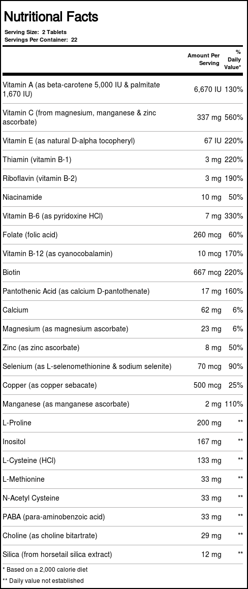 Source Naturals Lustre Fórmula para Cabelos, Peles e Unhas - 45 Comprimidos: Brilho e Vitalidade Natural - Imagem 2