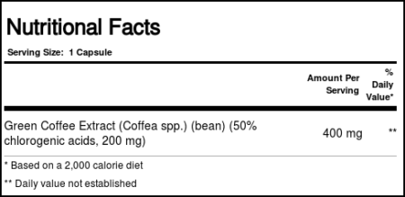 Jarrow Formulas, Extrato de Feijão de Café Verde - 60 Cápsulas - Image 2