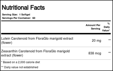 Nature's Way Lutein - 20 mg - 60 Cápsulas em Gel - Image 3