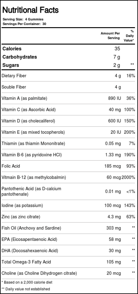 SmartyPants, Vitaminas Completa Kids + Fibra - 120 Gomas - Image 5