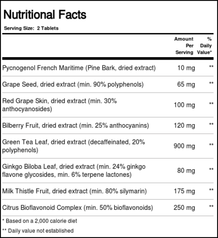 Douglas Labs FlavonAll - 60 Tabletes - Image 2