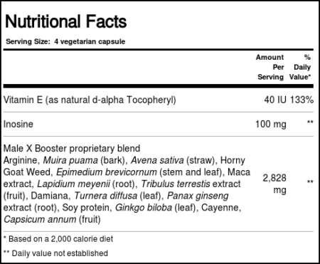 Douglas Labs Male X Booster - 60 Veg Cap - Image 2