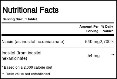 Douglas Labs Niacinate 540 mg - 90 Tabletes: Saúde e Bem-Estar Essenciais - Imagem 2