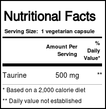Douglas Labs Taurina - 100 Cápsulas Vegetarianas: Energia e Bem-Estar Celular - Imagem 2