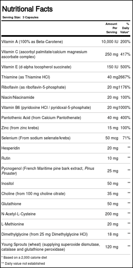 Douglas Labs Ultra Anti-Oxidant - 90 Cápsulas - Image 2