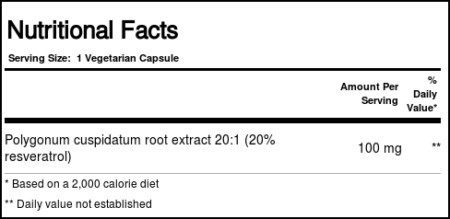 Paradise Herbs, Resveratrol - 180 Cápsulas Vegetarianas - Image 3