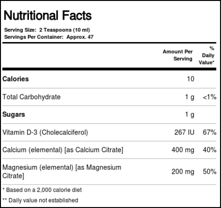 LifeTime Cálcio Magnésio Citrate, Uva Natural - 16 fl oz - Image 3