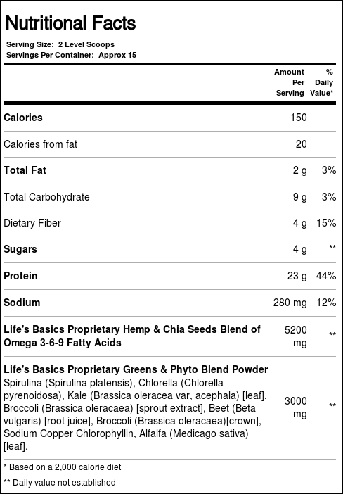 LifeTime Proteína de Planta Básica Verdes com Couve 585g - Nutrição Vegetal Essencial - Imagem 3