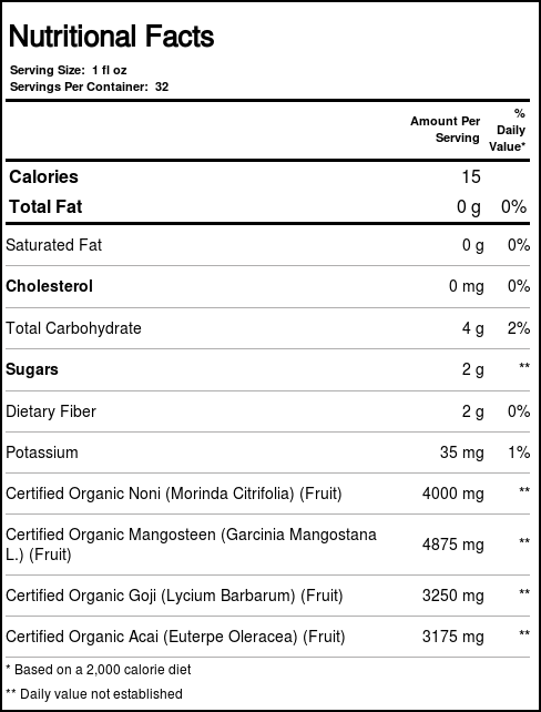 LifeTime Certified Orgânico 4 Blend Juice - Suco Concentrado 946ml (32 fl oz) para Vitalidade - Imagem 3