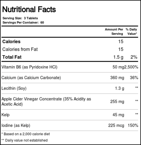 Nature's Life, Super Leci-Thins - 180 Tabletes - Image 4