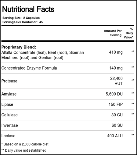 Nature's Way, Enzimas de Alimentos - 90 Cápsulas - Image 4