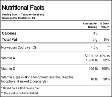 Carlson Labs, Óleo de Fígado de Bacalhau, Limão - 250 ml - Image 3