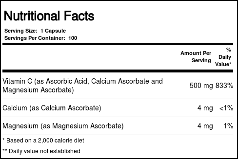 Nature's Way C-500 Vitamina C 500mg - 100 Cápsulas: Imunidade e Energia para o Seu Dia a Dia - Imagem 4
