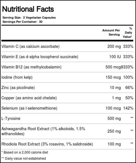 Vitanica, Thyrofem™ Suporte da Tireóide - 60 Cápsulas Vegetarianas - Image 4