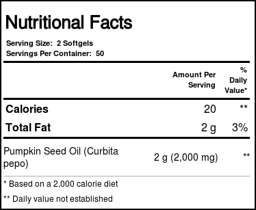 Óleo de Semente de Abóbora Now Foods 1000mg - 100 Cápsulas Gel - Bem-Estar Completo - Imagem 4