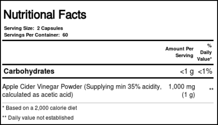 Natural Balance, Vinagre de Maçã 1.000 mg - 120 Cápsulas - Image 3