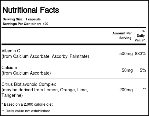 Natrol Easy-C® 500 mg - 120 Cápsulas Vegetarianas: Sua Dose Diária de Vitamina C Pura e Biodisponível no Brasil - Imagem 2