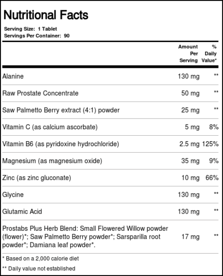 Futurebiotics, Prostabs Plus™ - Nutrição para Homens - 90 Comprimidos - Image 3