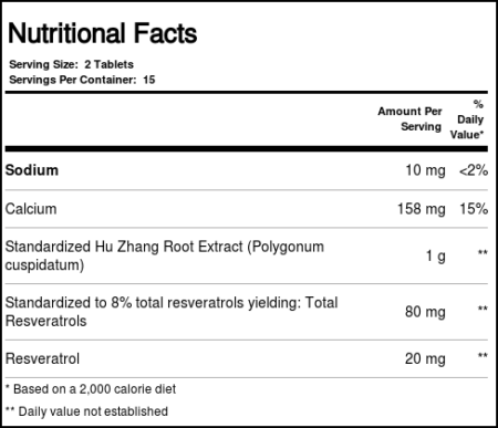 Source Naturals, Resveratrol - 30 Comprimidos - Image 2