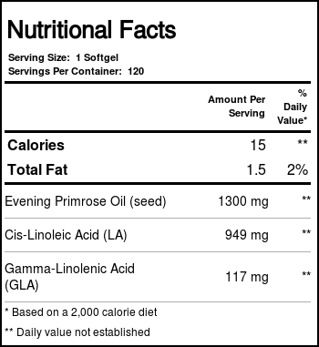 Óleo de Prímula American Health Real Brittany 1.300 mg (Twin Pack) - 120 Cápsulas Gel (Cada) - Imagem 3