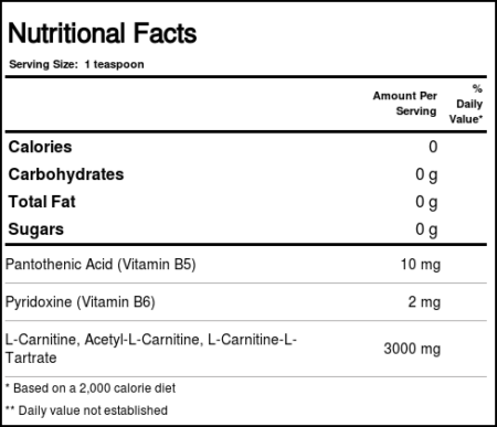 NutraKey, L-Carnitina 3000, Grape Crush - 473mL - Image 2