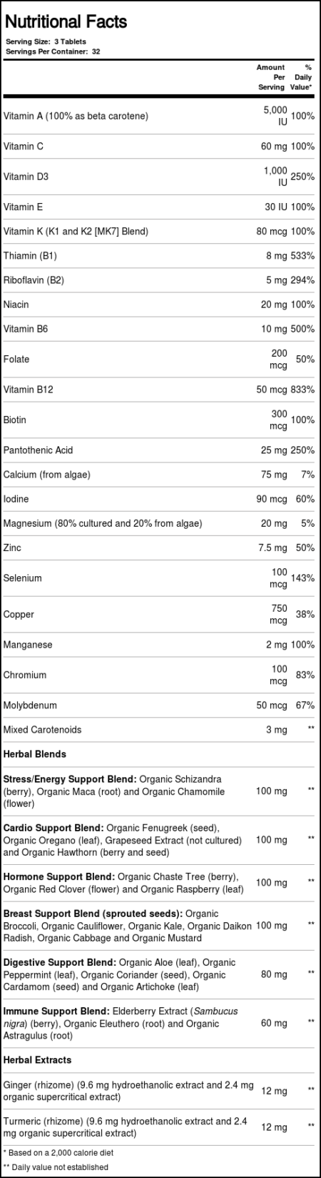 New Chapter, Every Woman II 40+ Multivitamínico - 96 Tabletes - Image 3