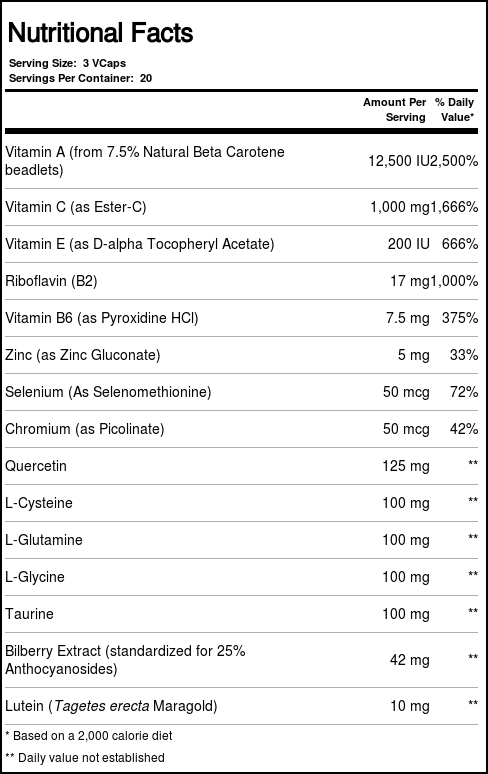 Nature's Answer Boldo Visão Complexo 60 Cápsulas Vegetarianas - Saúde Ocular e Bem-Estar - Imagem 4
