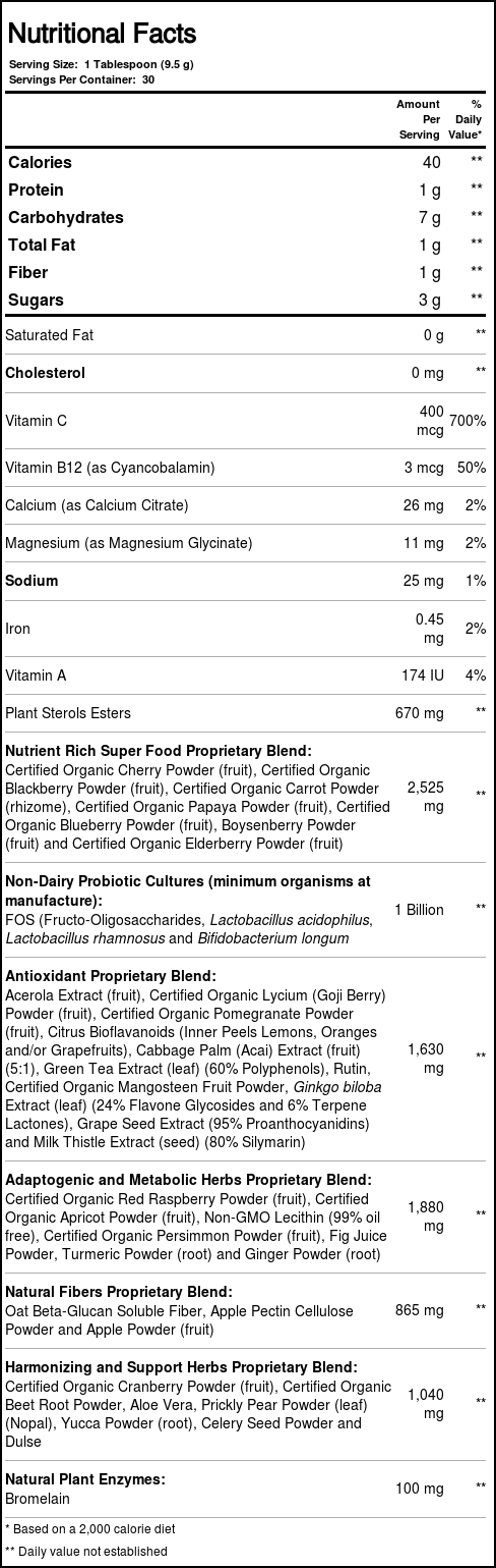 Macrolife Naturals Milagre Reds 283,5g: Super Alimento para Vitalidade e Saúde - Imagem 3