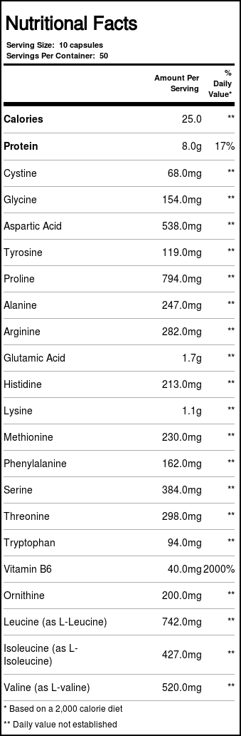 Universal Nutrition Amino 1000 500 Cápsulas: Força e Recuperação Muscular - Imagem 2